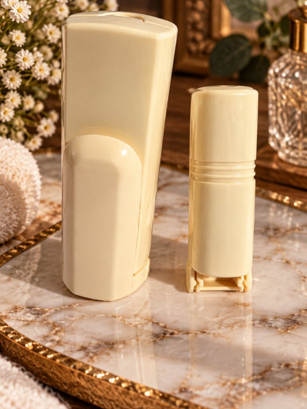 Vintage Washable & Reusable Sticky Lint Roller Set